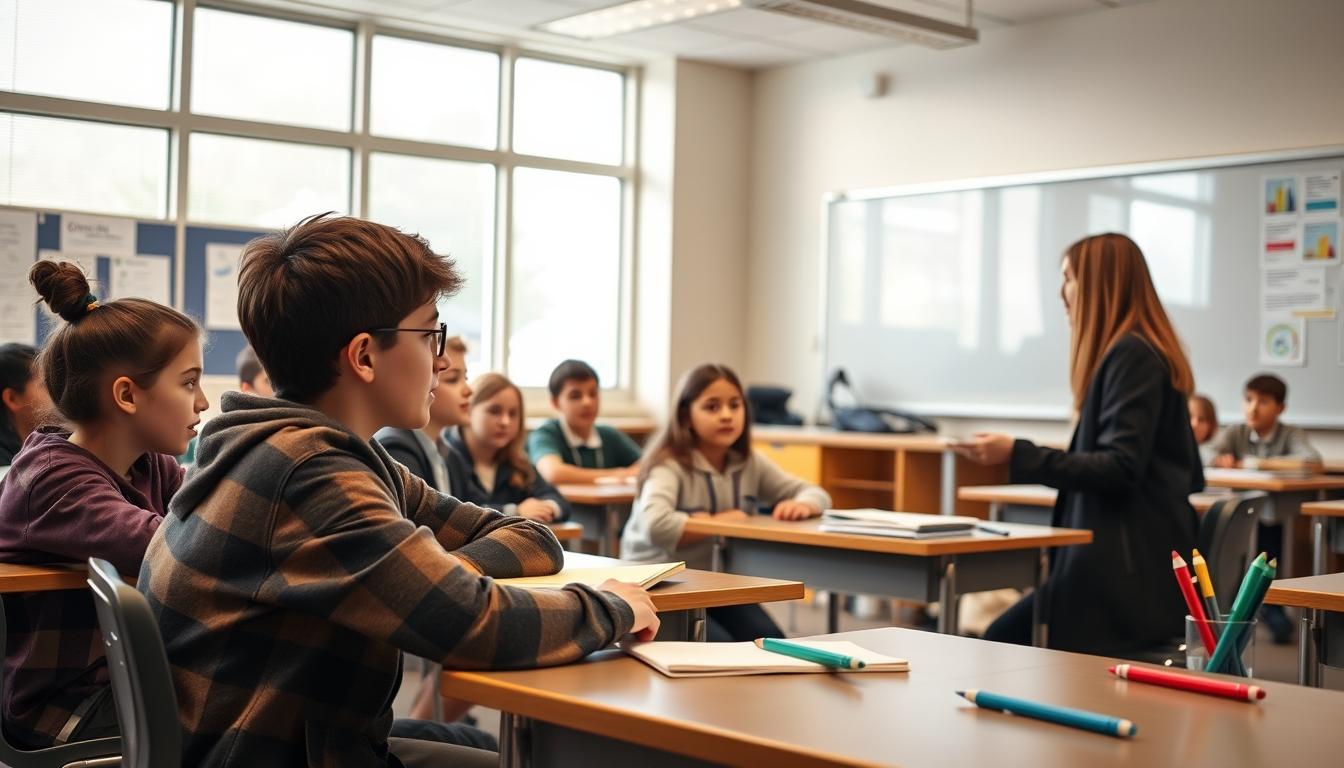 Student developing practical and academic skills